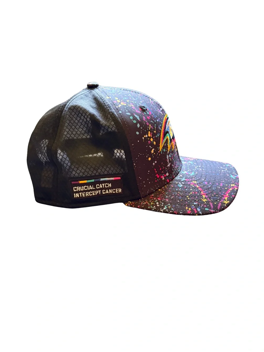 New Era Black Paint-Splash Baltimore Ravens Snapback